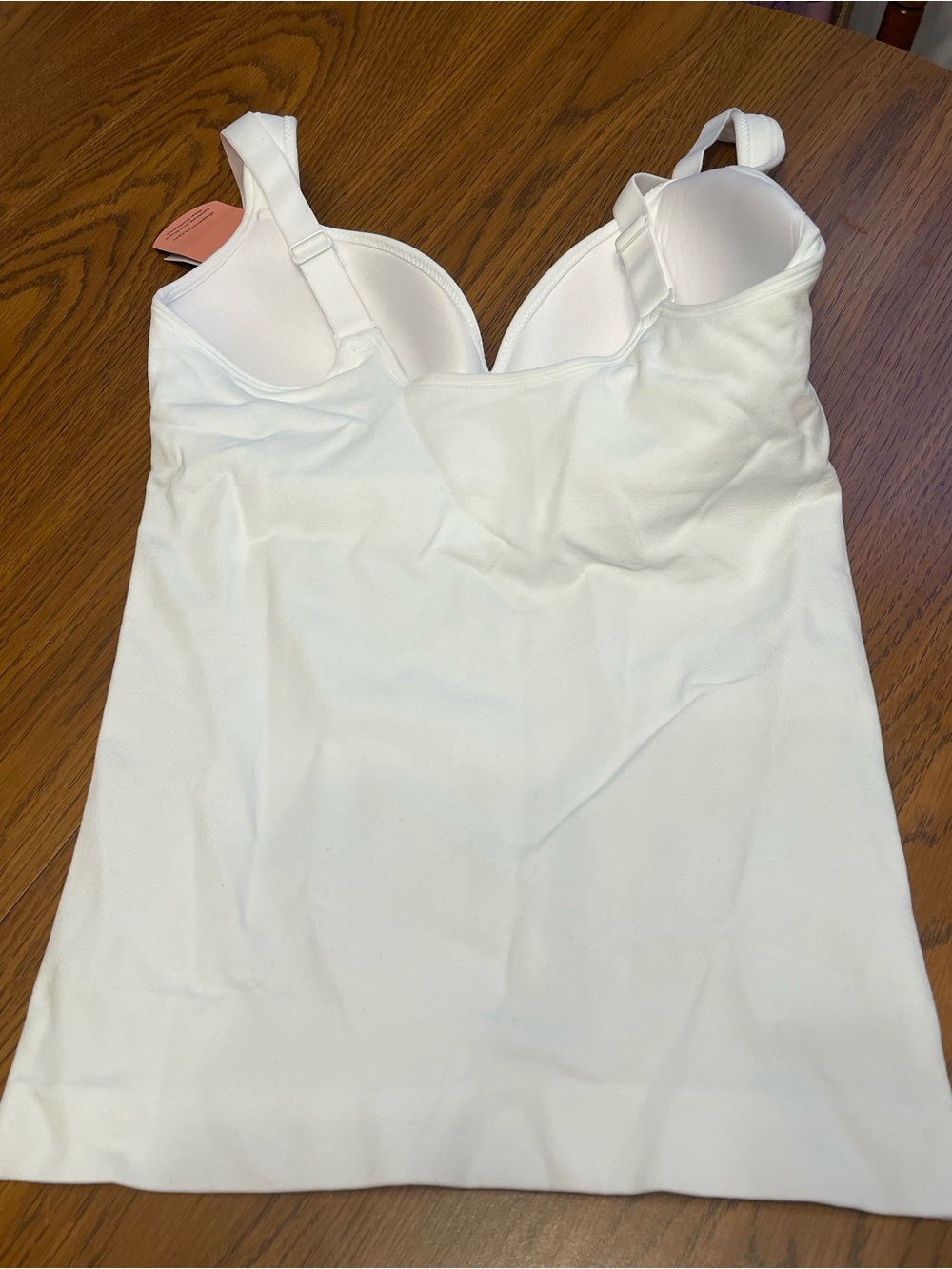 Shapermint White Sweetheart Built-In Bra Shaper Cami - Picture 7 of 12